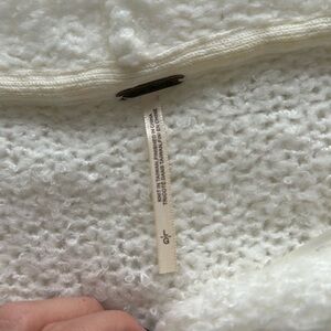 Free people white sweater